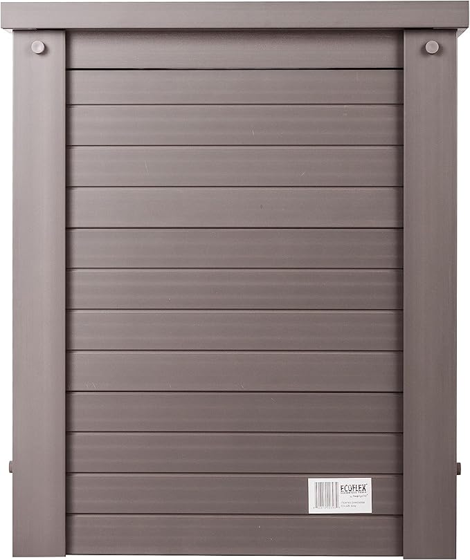 New Age Pet ecoFLEX Pet Crate/End Table, Small, Grey, Model:EHHC405S