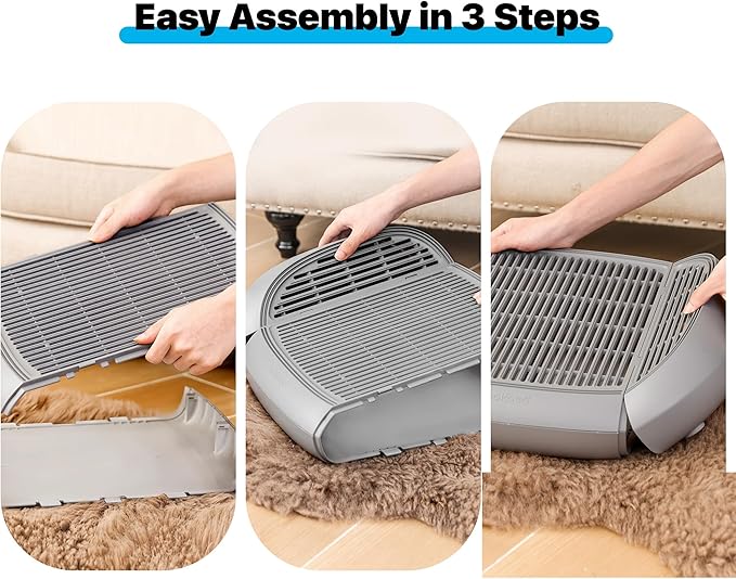 Neakasa Cat Pedal Step Stool with Filter Function, Easy to Clean Cat Litter Tray for M1 Open Top Self-Cleaning Litter Box