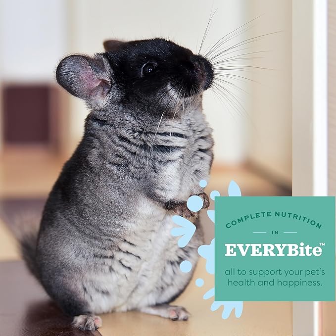 Oxbow Essentials Chinchilla Food, Made with Oxbow Alfalfa, Vitamin & Mineral Rich Food for Chinchillas, Small Animal Pet Pellets, Made in USA, High Fiber, 10 lb Bag