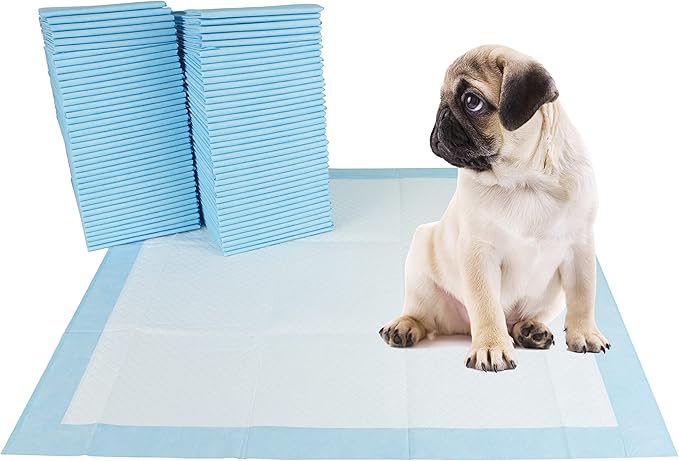 BV Puppy Pads XL 40 Count 28"x34" - Leak-Proof Pee Pads for Dogs with 6-Layer Design, Rapid Dry Sheet & Attractant - Dog Pad Extra Large with Odor Control - Perfect for Big Dogs & Indoor Use
