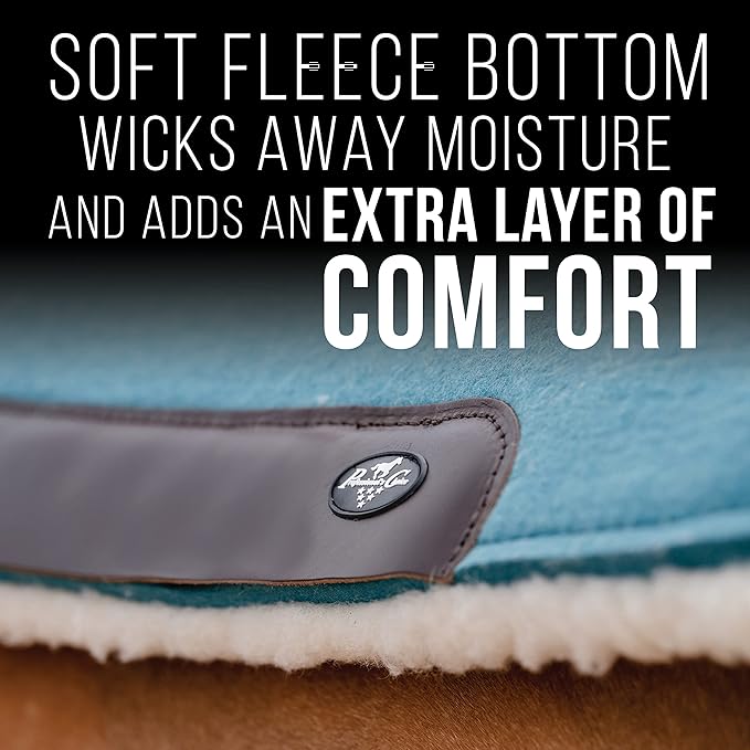 Professional's Choice 100% Steam-Pressed Wool Felt Saddle pad