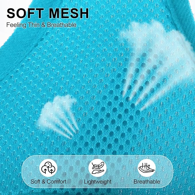 BINGPET No Pull Dog Harness, Soft Mesh Breathable All Weather Vest, Safety Protection Design, Durable Adjustable Step-in Easy Walk Dog Harness for Small Medium Large Dogs (Royal Blue, S)