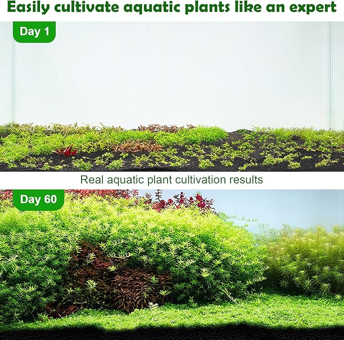 Shrimp Soil Water Grass Mud for Aquarium Fish Tank Aquascaping - Aquarium Substrate Soil for Shrimp Breeding and Plant Growth, No Washing Needed(6.6, Pounds)