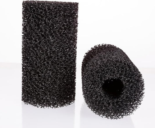 UNEAK 2-Pack Large Premium Pre Filter Sponge Aquarium Intake High-Porosity Foam Roll Fish Tank Shrimp Beta Baby Fish Replacement Foam Cover Filtration Freshwater Saltwater 5-20 Gallons Easy to Clean