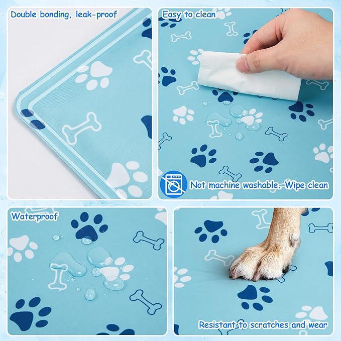 Ownpets Dog Cooling Mat, XX-Large 47 x 31 Inch Thick and Waterproof Cooling Pad for Summer, Water-Filled Pet Mat for Large Dogs, Leakproof Design for Crate, Bed, Sofa, Floor and Car Seat