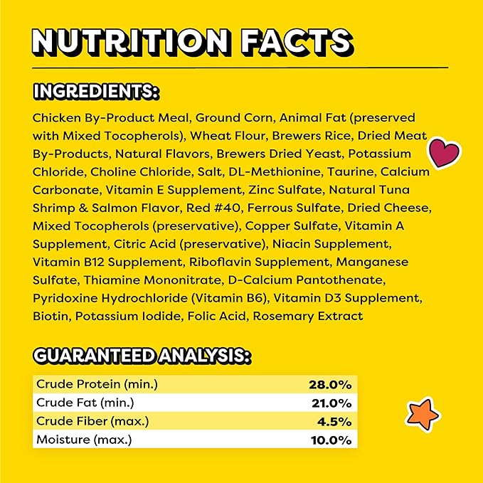 Temptations MixUps Surfer's Delight Flavor Crunchy and Soft Cat Treats, 6.3 oz. Pouch (Pack of 10)