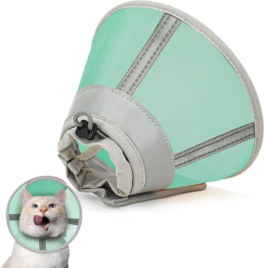 Cat Cone Collar Soft, Cat Recovery Collar for Large Medium Small Cats Kittens, Kitten Cone Alternative After Surgery