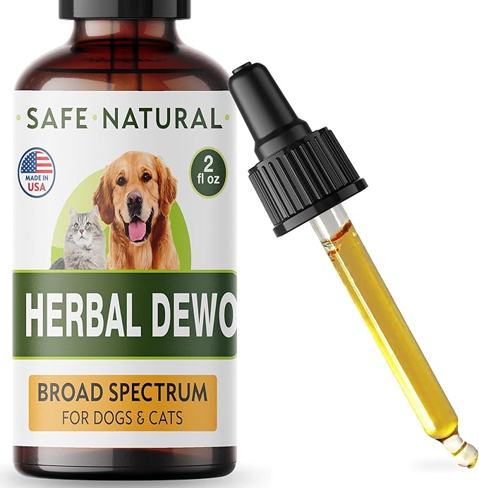 Liquid Herbal Cleanse for Cats and Dogs - Homeopathic Control for Pets of All Breeds and Sizes - Puppy and Kitten - USA-Sourced Ingredients - Preventative or Reactive - 2oz
