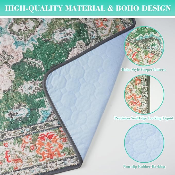 Thicken Washable Pee Pads for Dogs, Waterproof Reusable Pee Pads for Dogs，54"x72" Super Absorbent Leakproof Dog Pads, Non-Slip Potty Pads for Floor, Crate, Couch, Whelping Pads Pet Supplies