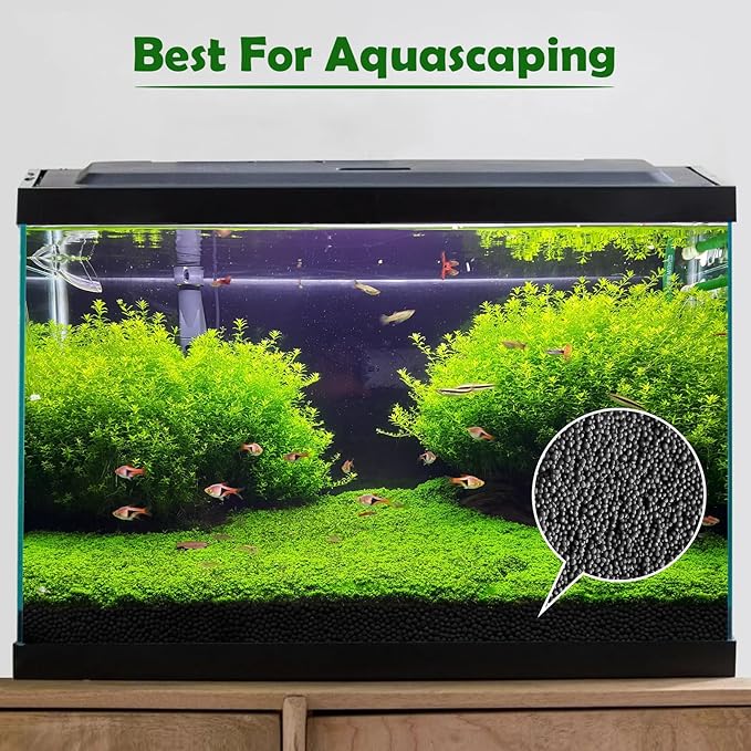 Shrimp Soil Water Grass Mud for Aquarium Fish Tank Aquascaping - Aquarium Substrate Soil for Shrimp Breeding and Plant Growth, No Washing Needed(19.8, Pounds)
