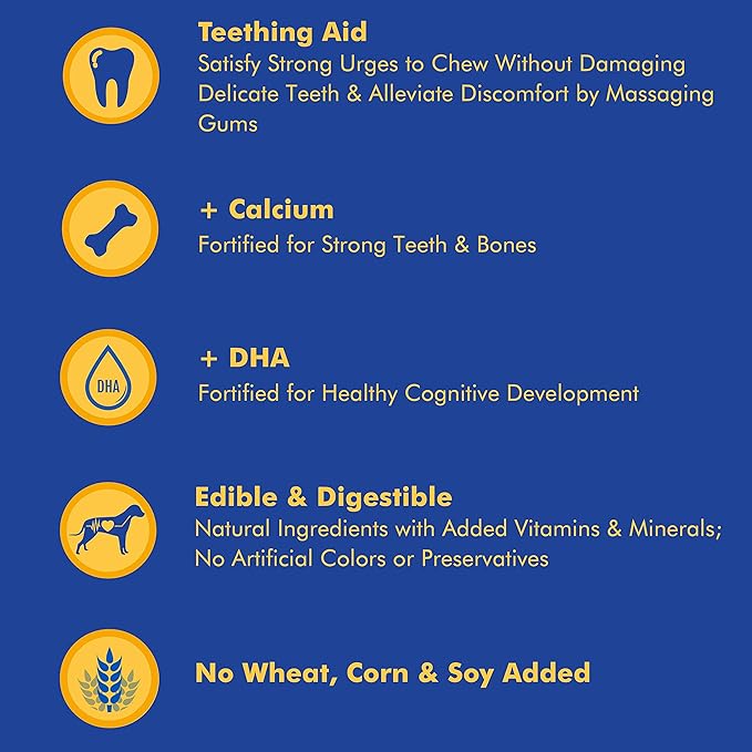 N-Bone Puppy Teething Ring Chicken Flavor (1 Pack Of 6 Rings) (113048)