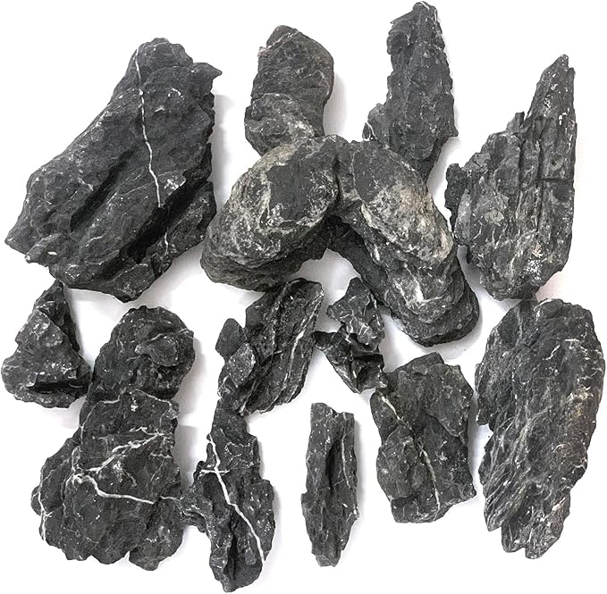 Natural Seiryu Dragon Stone - 11 Pound Aquarium Rock for Fish Tank Reptile and Amphibious Tank 3-8 Inch Aquarium Decoration