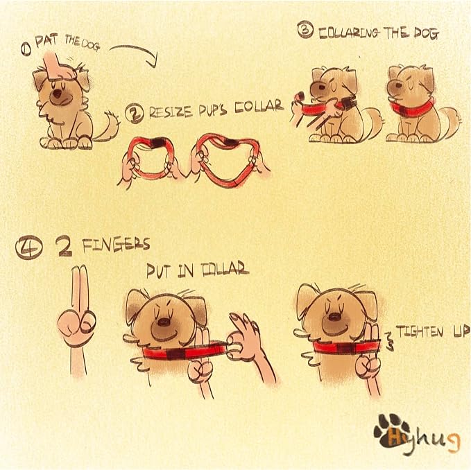 Hyhug Puppy Collar with Quick Release Buckle, Nylon Adjustable Durable Cute Dog Collar for Small Dogs, Male and Female(Small, Military Green)