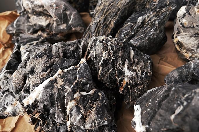 LANDEN Dark SEIRYU Stones Natural Rocks(17lbs, 3~11 inches,7-8pcs) for Aquarium, Paludarium, Terrariums, Landscaping Rocks, Decorative Aquarium Rocks