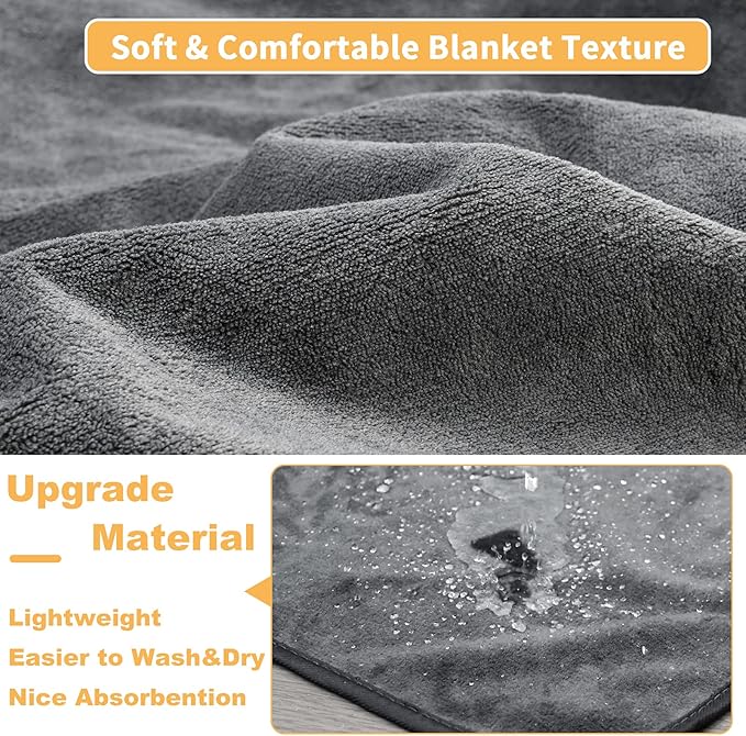 Washable Dog Pee Pads 36x72 2Pack Reusable Whelping Pads, Absorb Dog Mats Non-Slip Puppy Training Pads for Whelping, Potty, Training, Playpen, Crate