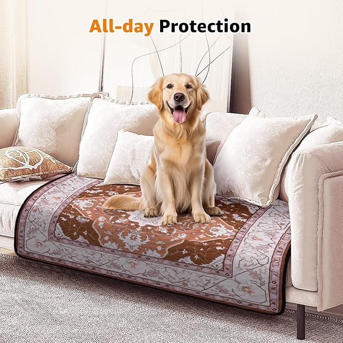 Washable Pee Pads for Dogs: 2 Pack Reusable, Waterproof & Leakproof Puppy Pad, Non-Slip Whelping & Potty Training for Floor, Playpen, Crate, Couch, 18x24