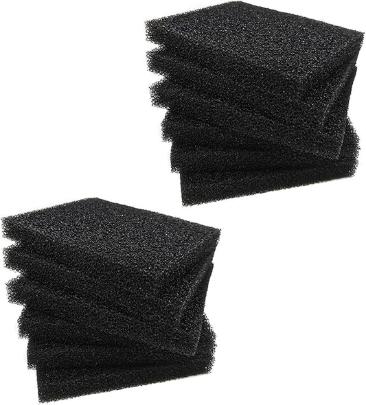 Aquarium Bio Fitler Media Sponge, 6.28 x 5.5 x 0.78 inch 12 Pcs Foam Filter Pad Inserts for ML350