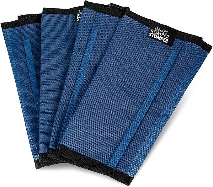 Jeffers Romper Stomper Fly Boots for Horses - Grey, Large – Breathable Mesh Leg Wraps for Insect Protection, Stable Accessories for Summer Turnout, Ride Gear, Horse Hoof & Leg Care - 4 Pack