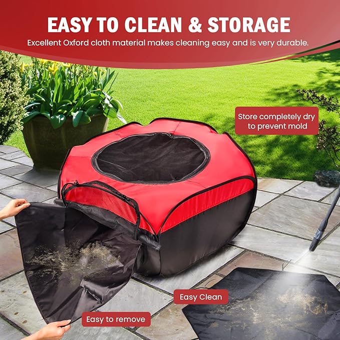 Chicken Brooder Box for Chick Starter Kit - 10 * 12inch Brooder Heating Plate Chick Brooder Pen/Baby Chicken Brooder Box 4-in-1 Bundles with Chicken Feeder, Waterer (Brooder Set)