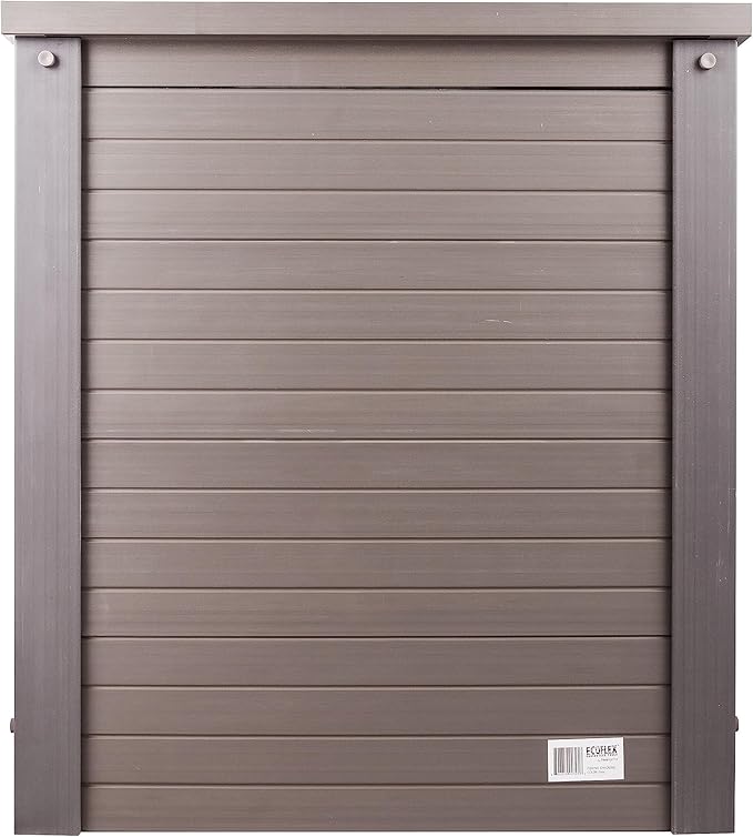 New Age Pet ECOFLEX Dog Crate End Table - Furniture-Style Pet Crate for Crate Trained Dogs - Stainless Steel Tubing & a Latched Closure - 10 Year Manufacturer's Warranty