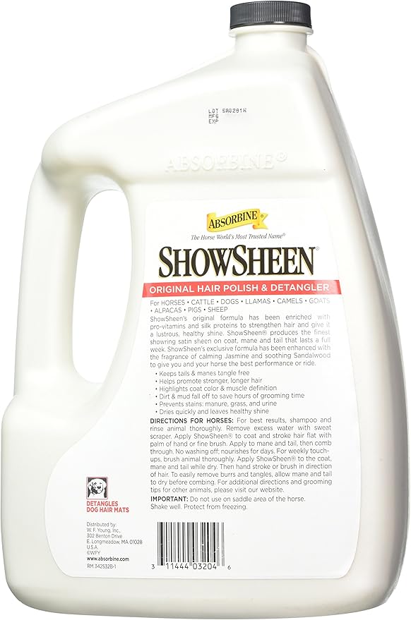 Absorbine ShowSheen Hair Polish One Gallon
