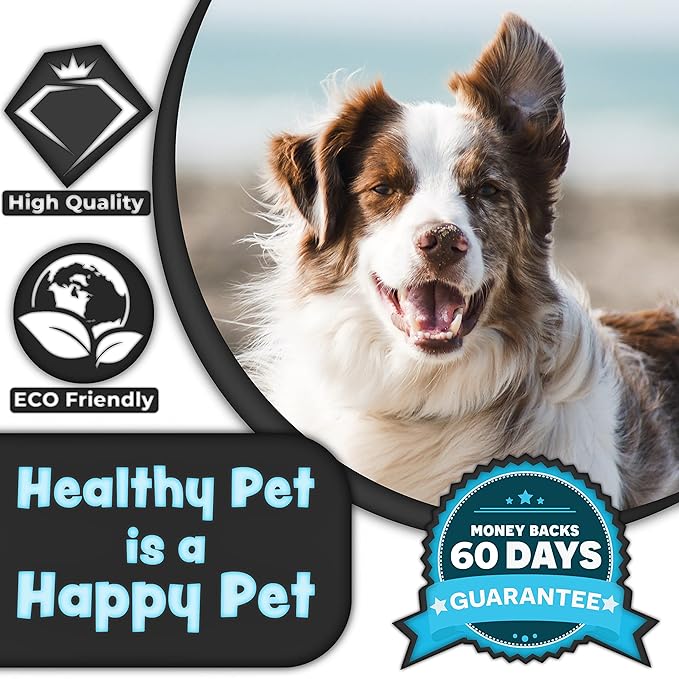 Pin Comb by H&H Pets - Upgraded Rubber Handle Comb with Long and Short Teeth for Dogs & Cats, Grooming Supplies, 1 Count (Pack of 1)