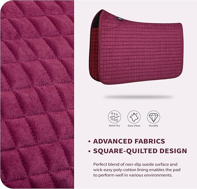 Tackmore Western Saddle Pad Breathable, Shock-Absorbing Saddle Pad