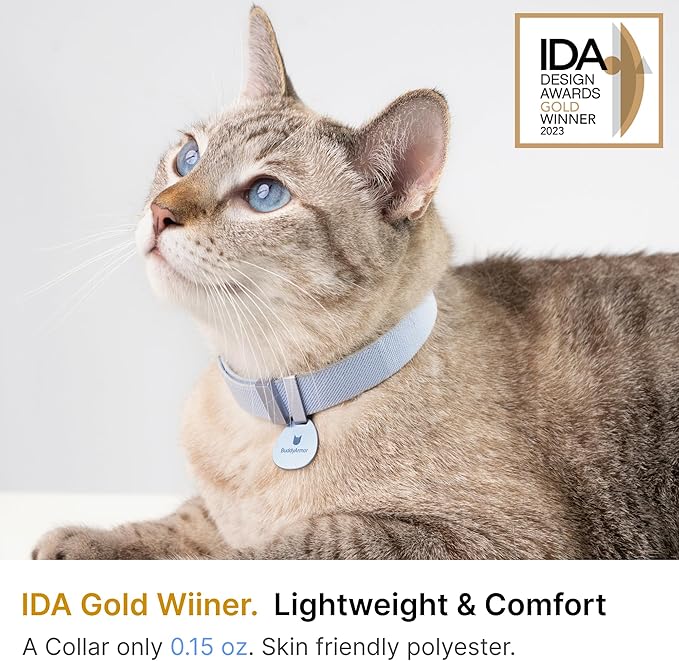 Safety Cat Collar Pro - U.S. IDA Gold Awarding Design, Elastic Quick Release Cat Collar with Buckle Non Breakaway - Lightweight for Kitten All Small Large Cats (Lime Green, S 5.9-11.8")