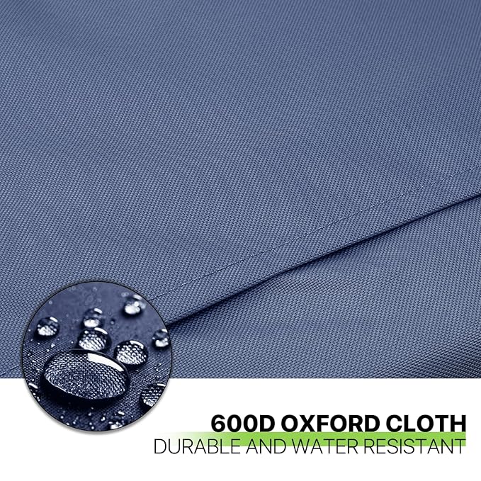 Magshion Pet Stroller for Medium Dogs w/Adjustable Handle, 3-Wheel Dog Cat Wagon w/Dual Entry, Rear Storage, Breathable Mesh, One-Foot Brake, Ideal for Large Pets up to 55 lbs, Navy Blue