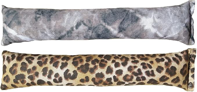 15" Catnip Cat Kicker Toys/Kitty Kick Sticks/Cat-Nip Kick Sticks (Leopard Print and Camo) (Kickers Filled with 1 oz Premium Canadian Catnip)