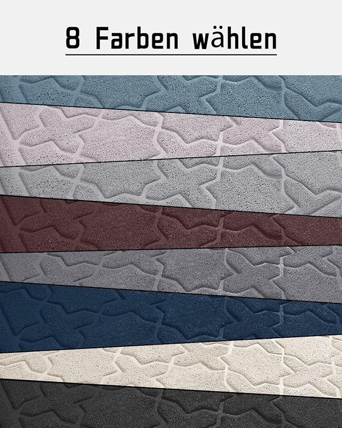 Yimobra Cat Litter Mat, 35.4"x23.6" Litter Box Mat with Litter Lock Mesh, Soft Cat Litter Mat Litter Trapping Mat, Easy to Clean, Non-Slip, Water Resistant, Litter Free Floors, Beige