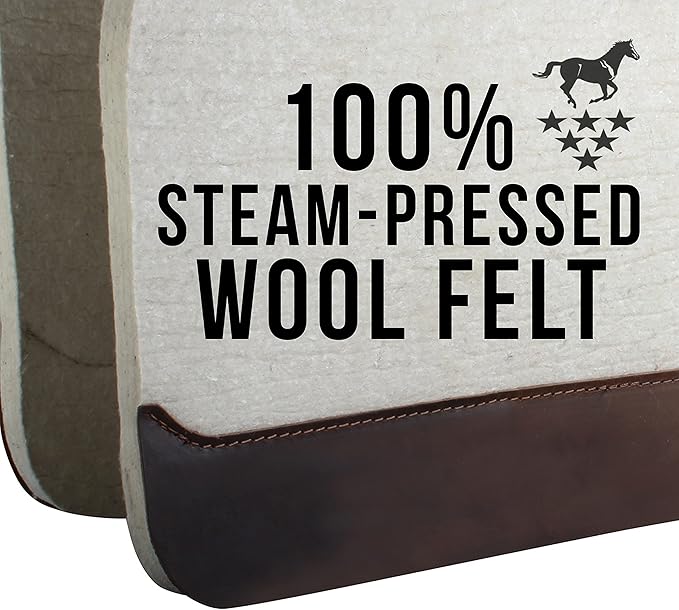 Professional's Choice 100% Steam-Pressed Wool Felt Saddle pad
