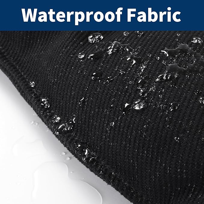 MABOZOO Dog Bed, Indestructible Chew Proof Pet Bed Mat, Durable Polyester, Large 35x22 inches, Black, for Aggressive Chewers, Crate Pad, Machine Washable