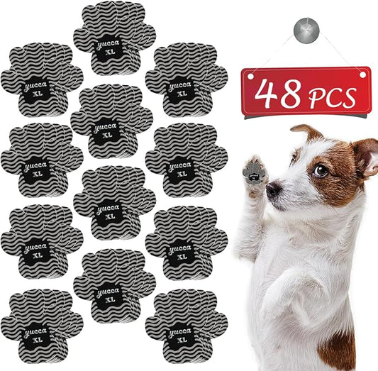 Dog Anti Slip Paw Grips Traction Pads, Dog Paw Protector with Stronger Adhesive, Toe Grips for Dogs from Slipping on Hardwood Floors, Dog Shoes Booties Socks Replacement for Older Dogs