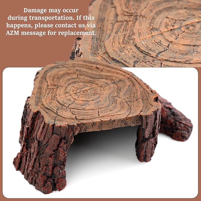 Aquarium Tank Accessories, Safe & Comfortable Hide, Reptile Hideout, Tortoises, Lizards, Hamster House