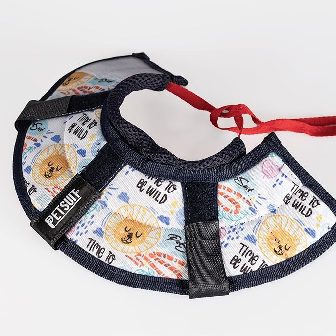 Cat Cone Collar – Colorful Cat Pattern - Lightweight Recovery Cone for Cats, Anti-Lick & Anti-Scratch, Vet Recommended, Elizabethan Collar (Colorful, XXS [Neck Girth: 7.5"-10.3"])