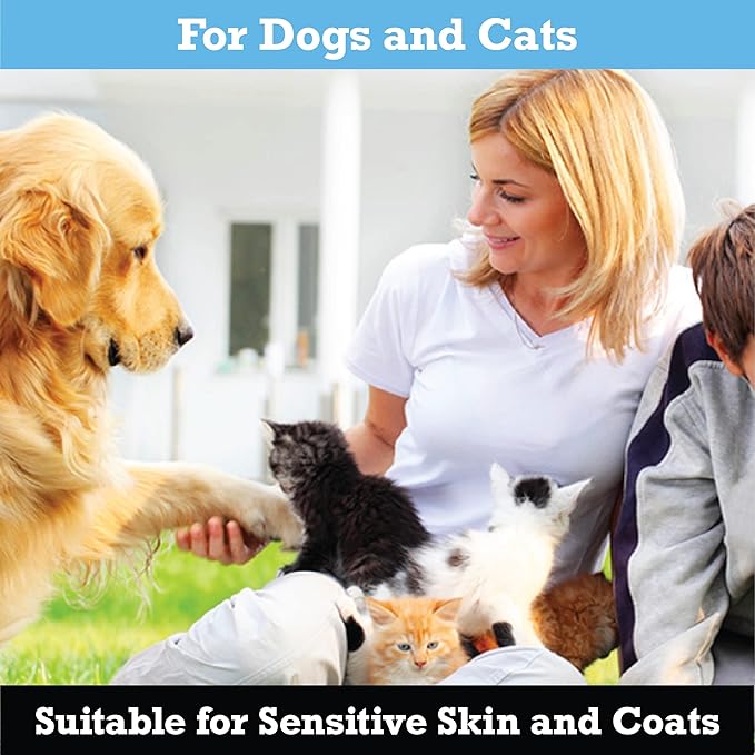 Nok-Out Premium Grade Pet Shampoo for Dogs and Cats, Veterinary Strength and Odor Eliminator Formula, Made in The USA, 20 Ounce Bottle