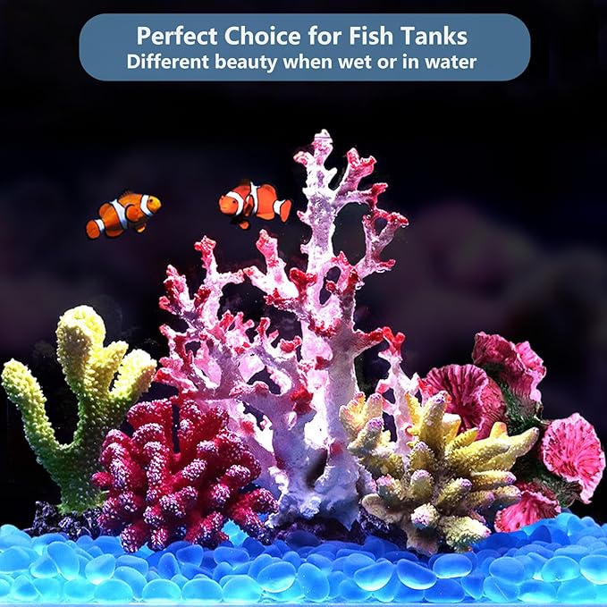 Sea Glass Stones - 0.9LB Brown Frosted Glass Pebbles Gemstones - Perfect for Aquarium Rocks, Fish Tank Gravel, Vase Fillers, DIY Crafts, and Home Decor