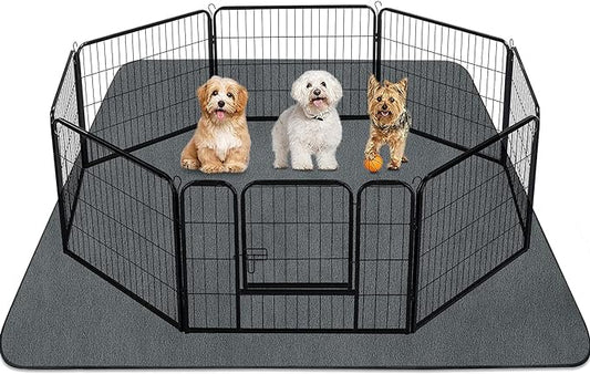 INVENHO Washable Pee Pads for Dogs 72"x72" Reusable Dog Pads Extra Large Upgrade Non-Slip Dog Pee Pads Heavy Absorbency Puppy Pee Pads Quick Dry Whelping Pads/Waterproof Puppy Training Pad