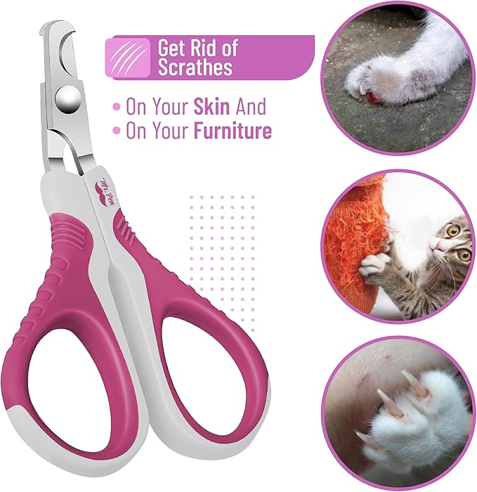 Mr. Pen- Cat Nail Clipper, Violet, Cat Nail Trimmer, Cat Nail Clippers, Cat Claw Clippers, Cat Clippers for Nails, Pet Nail Clippers, Kitten Nail Clipper, Small Dog Nail Clipper Cat Claw Trimmer