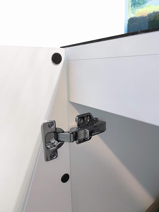 LANDEN Aquarium Wooden Stand and Cabinet for up to 20 Gal Tank, W17.7xD17.7xH31.5 in, Fish Reptile Sea Salt WaterTank Stand, Nano Foam Leveling Mat Included, Matte White Painted(Stand Only)