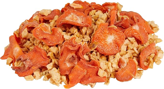 Kaytee Natural Snack with Superfoods For Pet Guinea Pigs, Rabbits, Hamsters, and Other Small Animals, Apple & Carrot, 2.5 Ounces