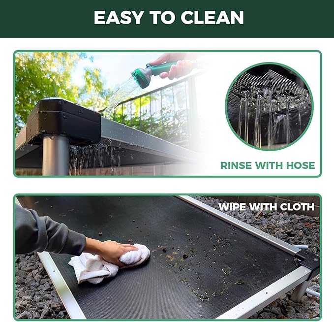 FXW TitanNest Chew-Proof Elevated Dog Bed, Raised Cot for Indoor/Outdoor/Camping Use, Durable & Waterproof Cooling Pet Bed for Small Dogs, 35.0" L x 22.0" W x 4.5" H, Black