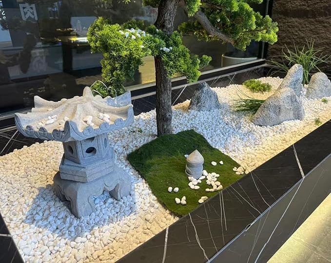 10 lbs White Pebbles for Indoor Plants, 3/8 Inch Decorative White Stones. Polished River Rocks for Potted Plants Vase Cactus Bird Bath and Outdoor Garden Landscaping