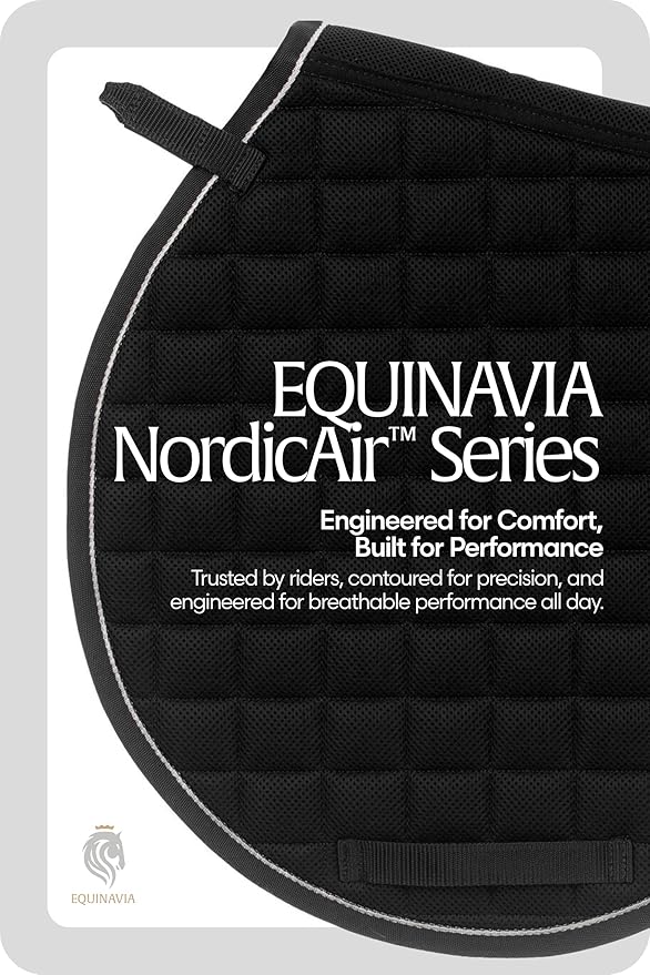 Equinavia Svalbard NordicAir™ Tech All Purpose Saddle Pad | Breathable Micromesh | Contoured Shape
