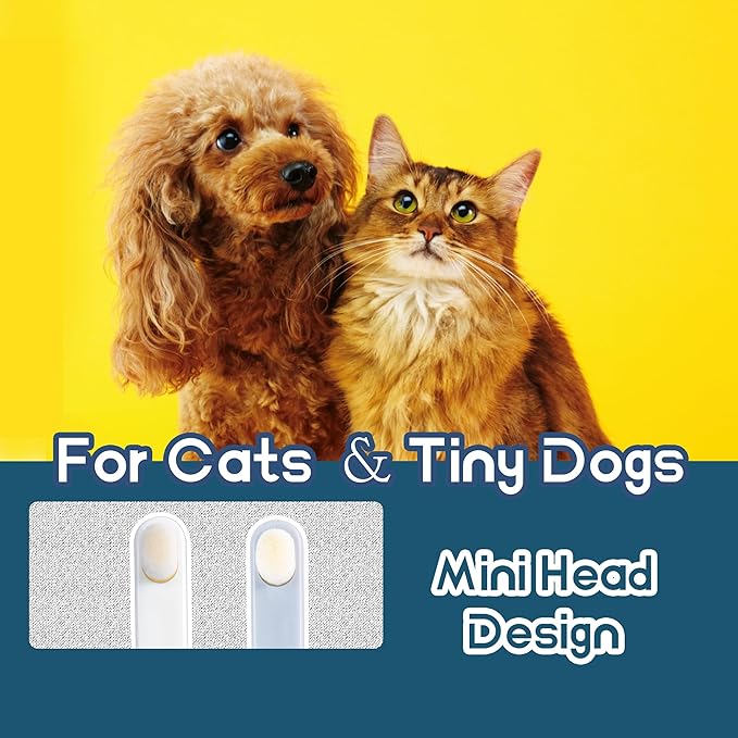 Small Dog Toothbrush, Cat & Puppy Tooth Brushing Kit, Ultra Soft & Mini Head Teeth Brush for Kitten & Tiny Pet, Doggy Toothbrushes Deep Dental Clean, 2 PCS,Pinkgreen