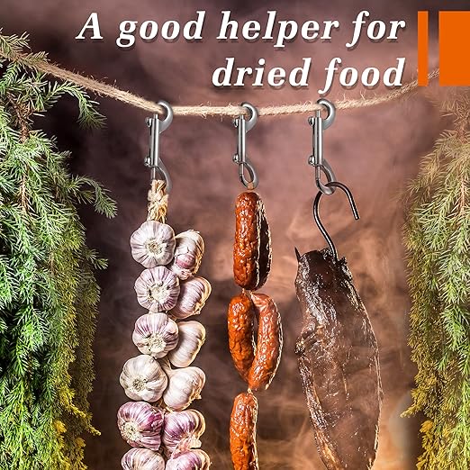 Hotop 20 Pcs 3.5 Inch Double Ended Bolt Snaps Hooks Zinc Alloy Trigger Chain Metal Clips Key Holder for Linking Key Chain Dog Leash Collar Pet Sling Feed Buckets(Silver)