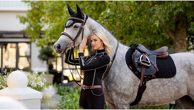 LeMieux Suede Dressage Square - English Saddle Pads for Horses - Equestrian Riding Equipment and Accessories