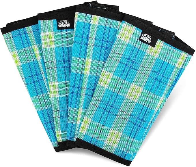 Jeffers Romper Stomper Fly Boots for Horses - Grey, Large – Breathable Mesh Leg Wraps for Insect Protection, Stable Accessories for Summer Turnout, Ride Gear, Horse Hoof & Leg Care - 4 Pack