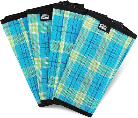 Jeffers Romper Stomper Fly Boots for Horses - Grey, Large – Breathable Mesh Leg Wraps for Insect Protection, Stable Accessories for Summer Turnout, Ride Gear, Horse Hoof & Leg Care - 4 Pack